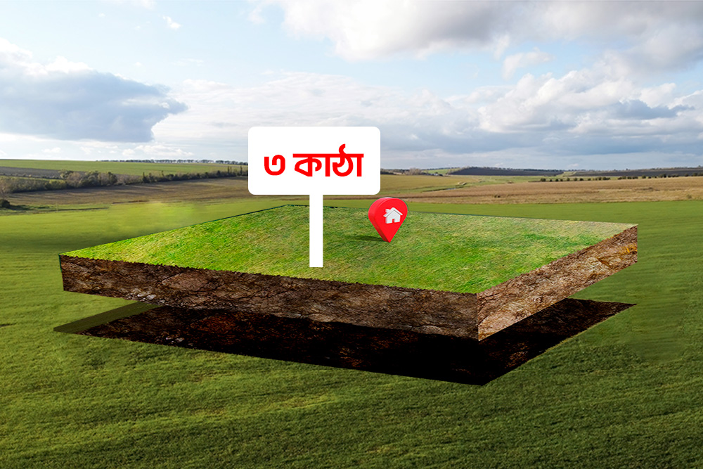 plot size 3 katha